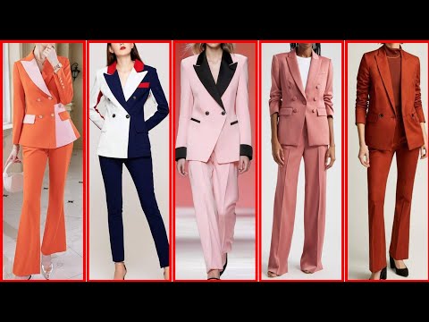 Professional Korean Girl Pant Suits: Attractive Design Collections(Target of fashion)