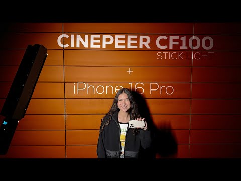 Cinematic Photography with iPhone 16 Pro & Cinepeer CF100 Light!