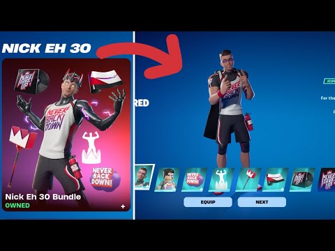 Buying the Nick Eh 30 Bundle in Fortnite!