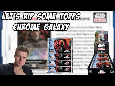 Let's Rip A Box Of Topps Chrome Galaxy 2024!