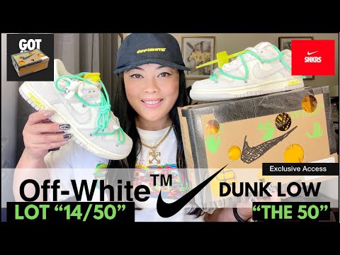 Off-White x Nike Dunk Low| UNBOXING| REVIEW| ON FEET