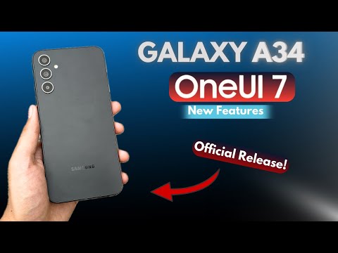 Samsung Galaxy A34 - One Ui 7 Update Offical Release & Features!