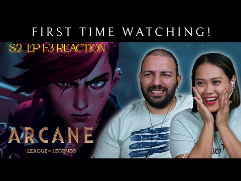 Arcane Season 2 Episodes 1-3 First Time Watching!!! | League of Legends REACTION