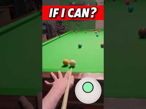 Snooker Break Clearance Attempt 📡 GoPro Headcam POV