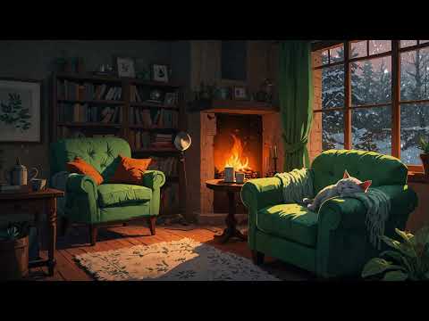 🔥 Cozy Vibes Lofi – Soft Melodies for a Cold Winter Evening ❄️