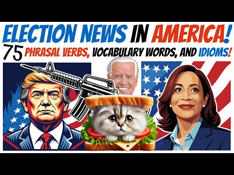 Harris vs Trump 🇺🇸 Learn English with the News - 5 Stories!