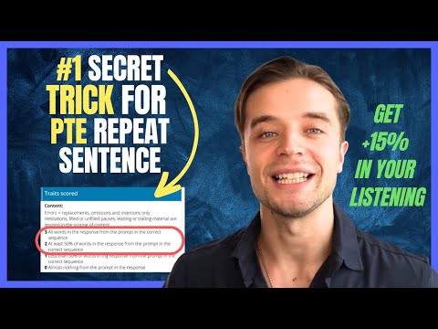 #1 Repeat Sentence Trick to Improve PTE Listening FAST & EASY (in-depth tutorial 2023)