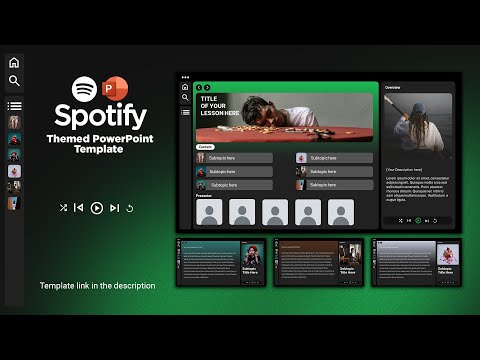 Spotify Themed PowerPoint Template | Aesthetic PowerPoint Presentation