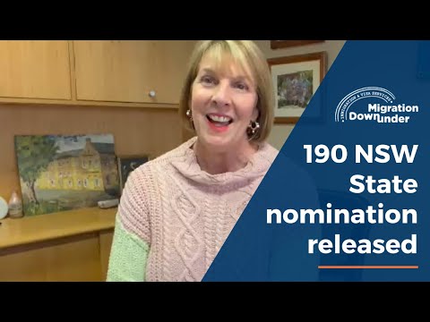 190 NSW State nomination released