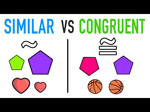 DIFFERENCE BETWEEN SIMILAR & CONGRUENT FIGURES?