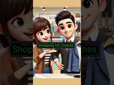 Clothes shopping English conversation | #shorts | English Conversation #youtubeshorts #english