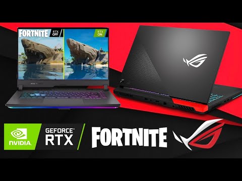 ASUS ROG STRIX G17 | FORTNITE PERFORMANCE TEST | RTX 3050 | RYZEN 7 5800h | Ray Tracing | DLSS