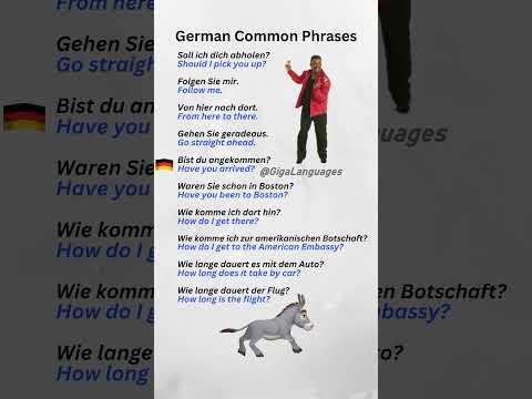 German Common Phrases Part 15 #LearnGerman #GermanPhrases