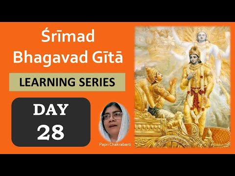 Bhagavad Gita || Day 28 || BG 3.14-19 || The Cycle of Sacrifice || The position of a Self-realised