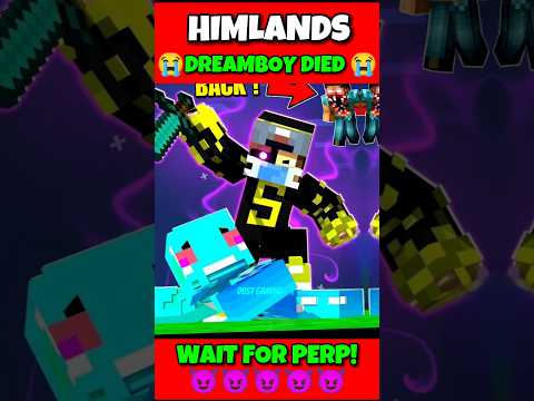 End of dreamboy in himlands ! himlands sad moments #himlands #smartypie #shortsfeed #minecraft