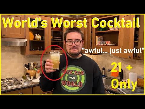 I Made the World's Worst Amaretto Sour Cocktail - OVER 21 ONLY [Crispy Fresh Cocktails #1]