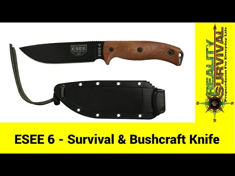 ESEE 6 Survival and Bushcraft Knife - Desktop Review