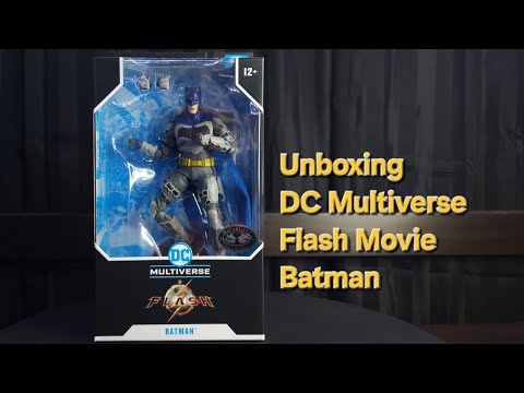 Unboxing DC Multiverse Flash Movie Batman Figure!