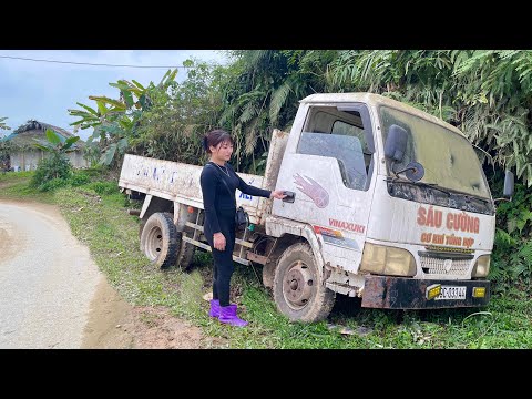 The mechanic fixed the abandoned car on the side of the road and it took hours to pull it out.