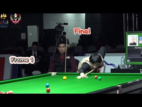 Snooker Sea game Akani vs Thor chan leorng ( frame 1). Final.