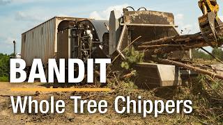 BANDIT Full Whole Tree Chipper Lineup 2024: The most powerful tree-eating chippers in the industry!