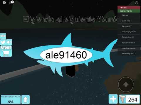 Jugando Shark bite un juego de tiburones