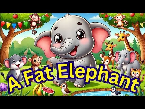 One Fat Elephant | English Animation Stories | English cartoon videos | Bedtime Stories For Kids