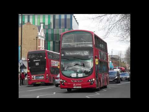 Wright Pulsar Gemini DB300 Arriva London DW219 LJ09SUA on a LO-X Seen Outside at Whitechapel Station