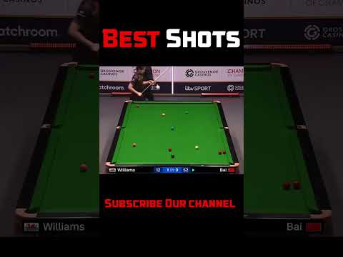 Mark Williams vs Bai Yulu Champion of champions Best Shots #billiards #snooker