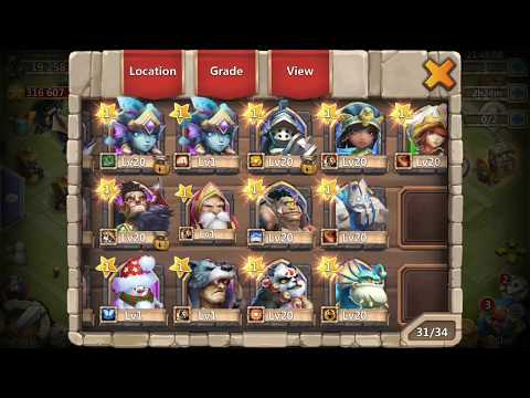 Castle Clash Rolling 7000 gems and open treasure box