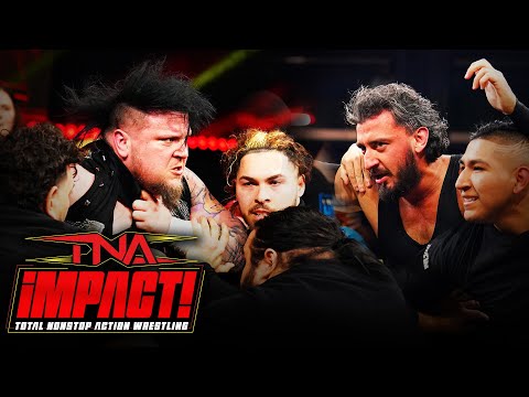 Mance Warner and Sami Callihan BRAWL post-match with Kazarian | TNA iMPACT! Feb. 13, 2025