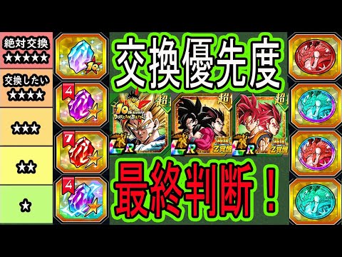 【ドッカンバトル】10周年交換関連優先度ランキング最終判断！「10周年AnniV龍石」「天井コイン」「フェス・祭コイン」「セレクト龍石」「UR・LRプレミアム龍石」サプライズあるかもだけど交換忘れずに