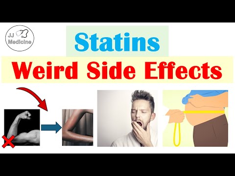 Statins Weird Side Effects (Skin, Hormonal, Psychiatric) & Why They Occur