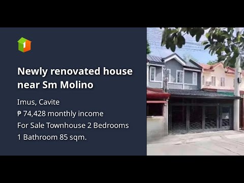 Newly renovated house near Sm Molino