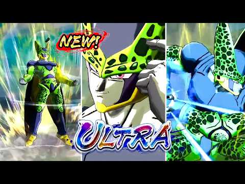 NEW ULTRA PERFECT CELL FULL INK BRUSH ANIMATION AND OFFICIAL GAMEPLAY 🔥! (Dragon Ball Legends)