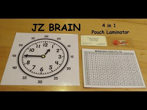 JZ BRAIN Pouch Laminator Review & Demo (Promo Code In Description)