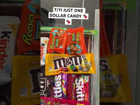 SPECIAL CHRISTMAS CANDY JUST ONE DOLLAR AT 7/11 🍫🍫🇺🇸🇺🇸😱😱 #candy #christmas #seveneleven