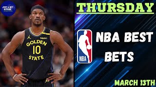 NBA Best Bets, Picks, & Predictions for Today, March 13th!