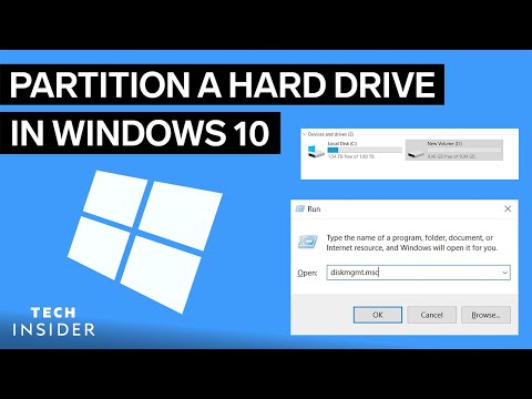 How To Partition A Hard Drive In Windows 10 | Tech Insider