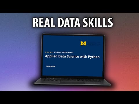 Applied Data Science with Python Specialization (University of Michigan)