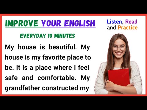 The House | reading practice | learning English speaking | listen and practice