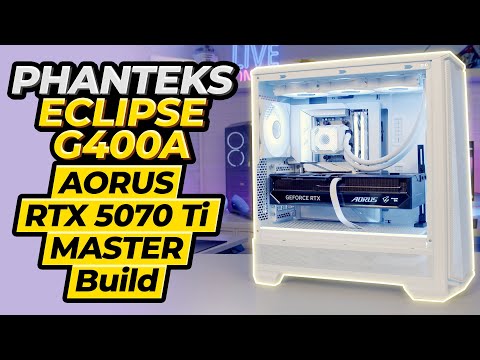 AORUS RTX 5070 Ti MASTER Back Connector Build in Phanteks Eclipse G400A