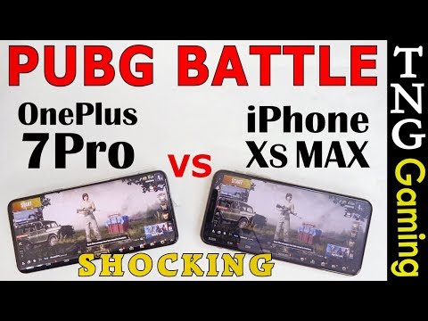 OnePlus 7 Pro Vs IPhone Xs Max (PUBG Comparison)