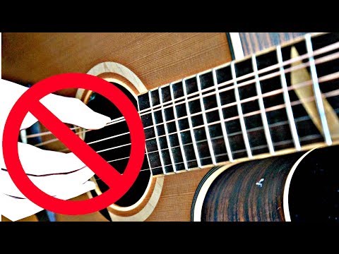 GUITAR but I can't PLUCK the strings