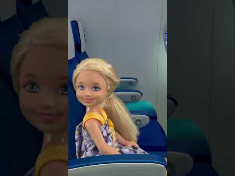 Our first time on a plane 🛫 #shorts #barbie #gracesworld #plane