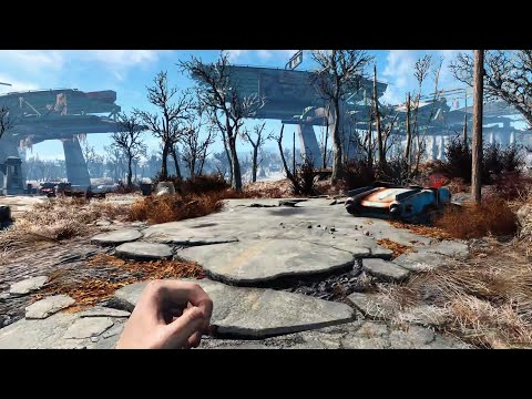 Fallout 4 | First-person running with hands demo