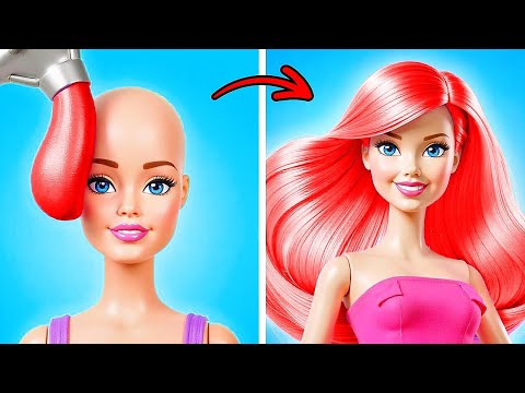 WOW 😍 Beauty Makeover For Barbie 🌟 Easy Beauty Ideas By ChiLaLa, La La Life Games & La La Life