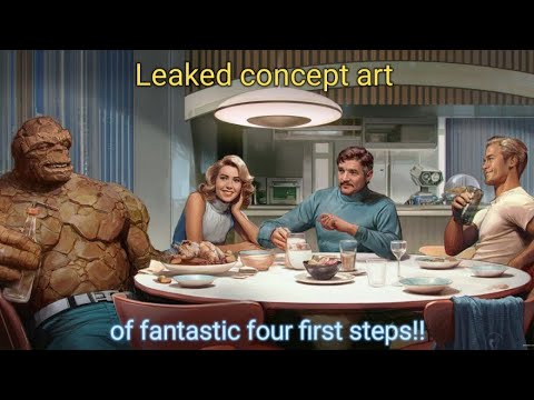 All the leaked concept art of The fantastic four: first steps!!