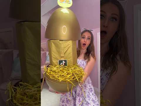 [ASMR] *WORLDS BIGGEST* Rainbow Mystery Eggs - ULTIMATE GOLDEN EGG!!🫢👑 #Shorts