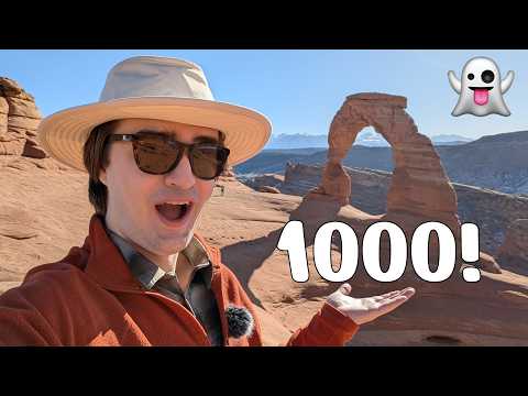 Finding my 1000th Geocache at Arches National Park | GeoTrek